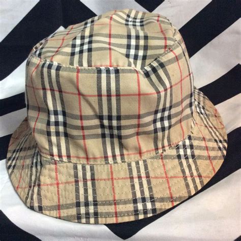 burberry inspired bucket hat|Burberry bucket hat vintage.